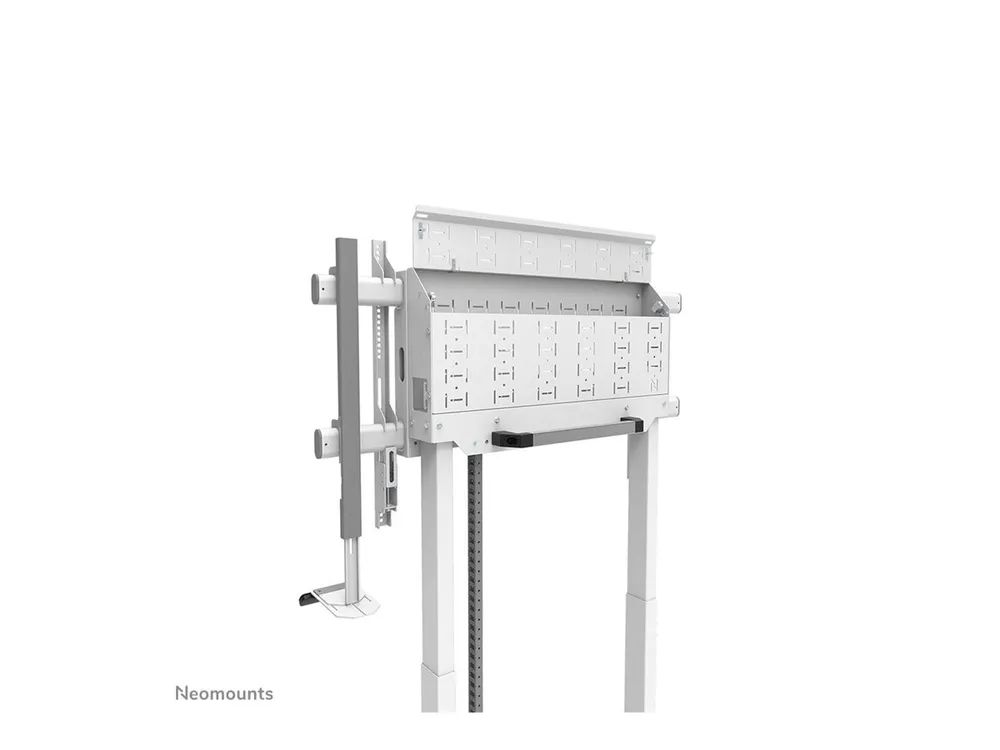 Neomounts FL55-885WH1 - Wagen - motorisiert - für Flachbildschirm - verriegelbar - Stahl - weiß - Bildschirmgröße: 165-267 cm (65"-105")