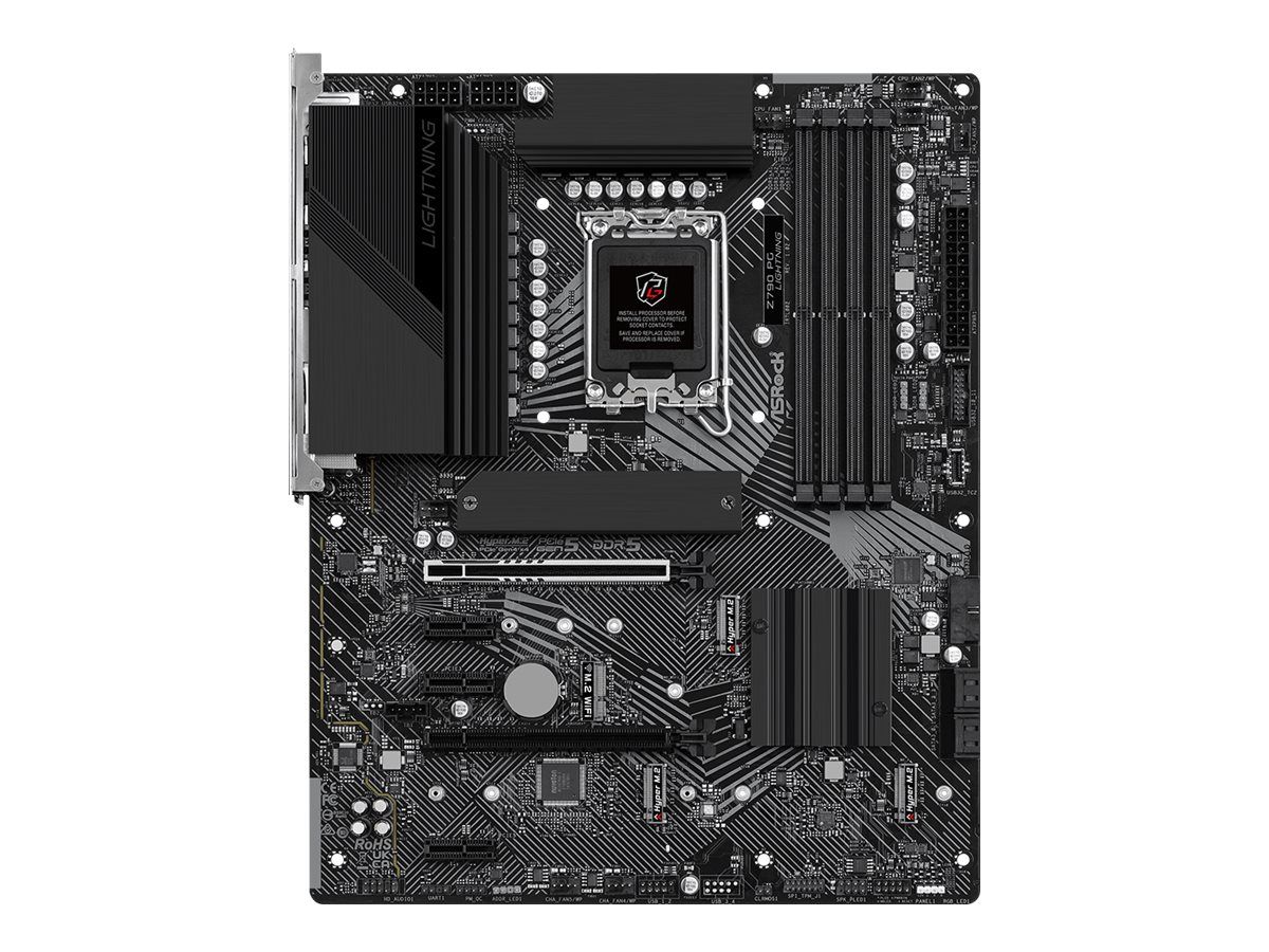 ASRock Z790 PG Lightning - Motherboard - ATX - LGA1700-Sockel - Z790 Chipsatz - USB-C 3.2 Gen 2x2, USB 3.2 Gen 2, USB 3.2 Gen 1, USB-C 3.2 Gen 1 - 2.5 Gigabit LAN - Onboard-Grafik (CPU erforderlich)