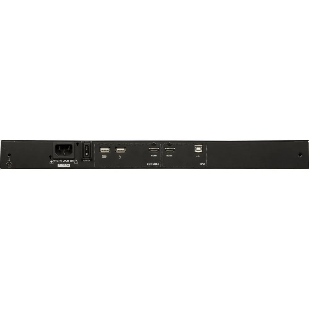 ATEN Single Rail WideScreen 18.5i Full HD Short Depth LCD Console with USB Peripheral - KVM-Umschalter