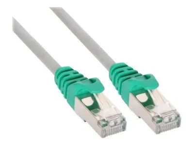InLine Crossover Patchkabel - SF/UTP - Cat.5e - grau - 0,25m