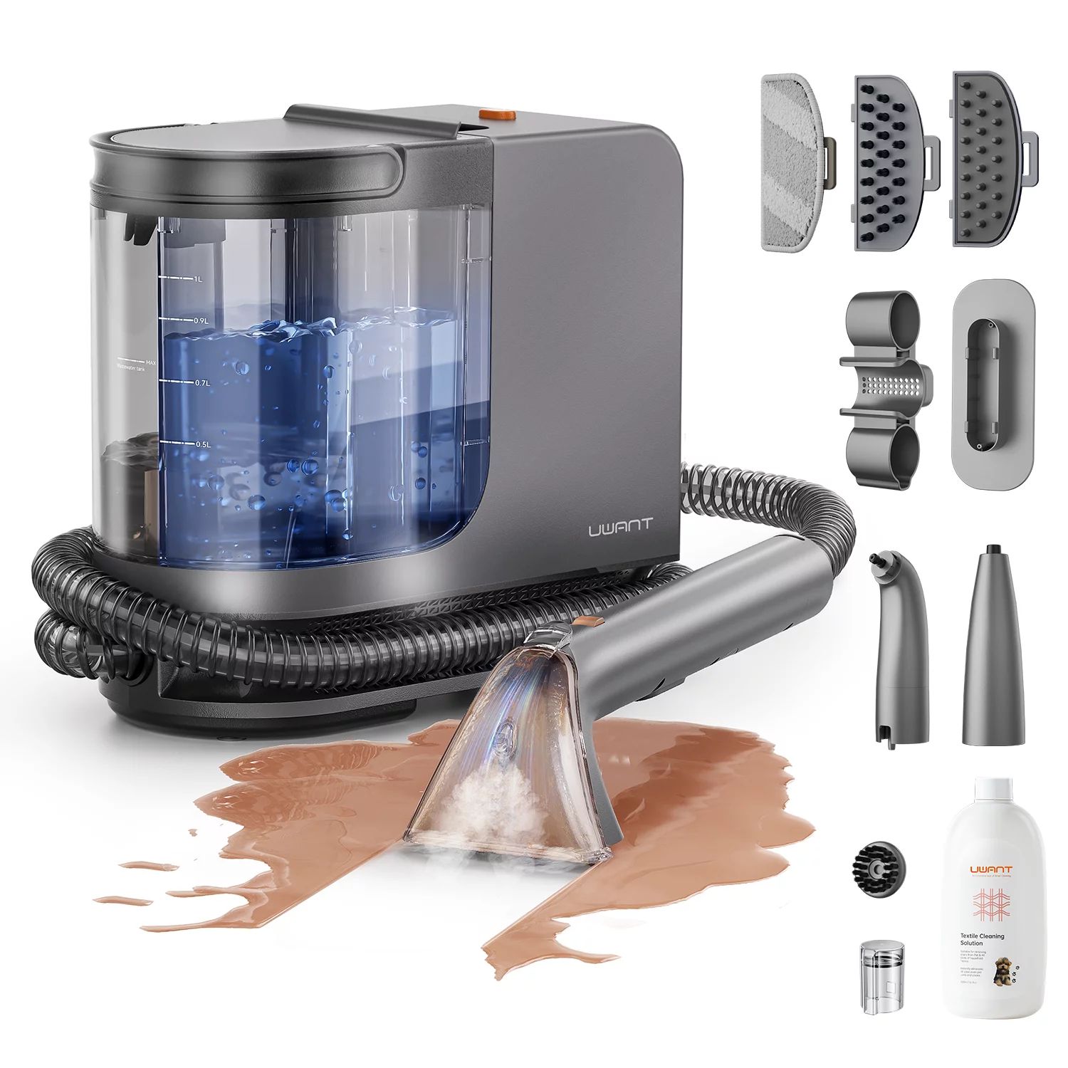 UWANT Y200 Spot Cleaner - Steam 100°C  - 1.750 W - grey