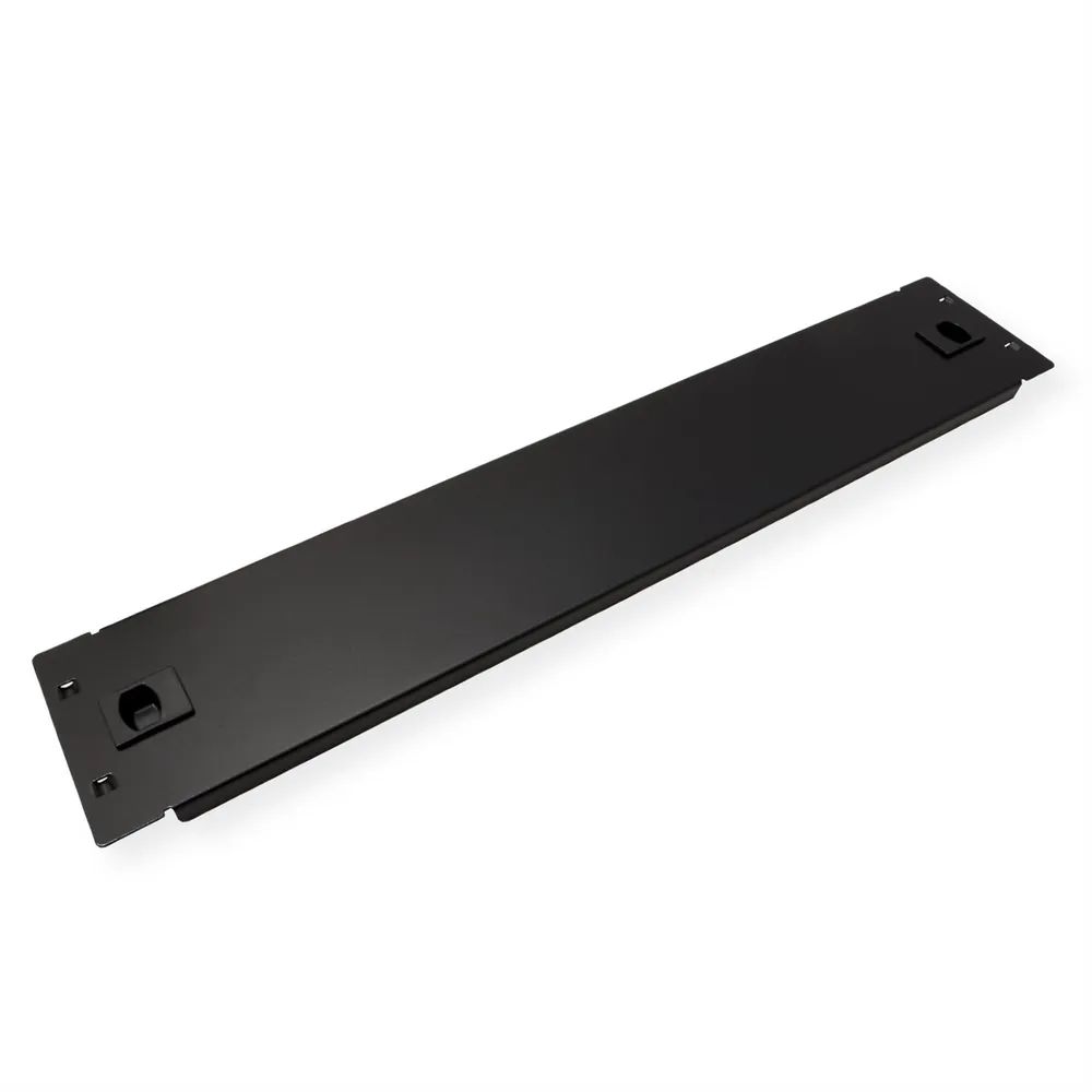 ROLINE 19-Zoll-Blindplatte Snap-in, 2 HE, schwarz