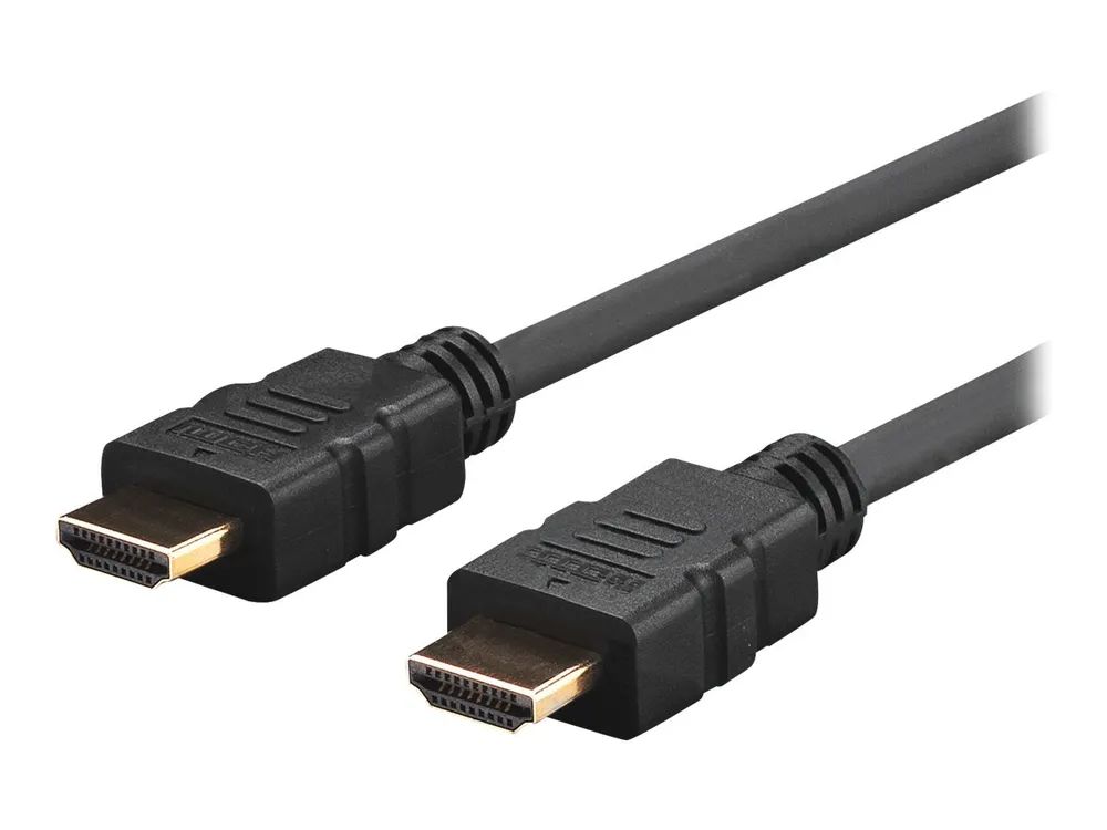 VivoLink Pro - HDMI-Kabel mit Ethernet - HDMI männlich zu HDMI männlich - 3 m - Schwarz - geformt, 4K Unterstützung (Packung mit 10)