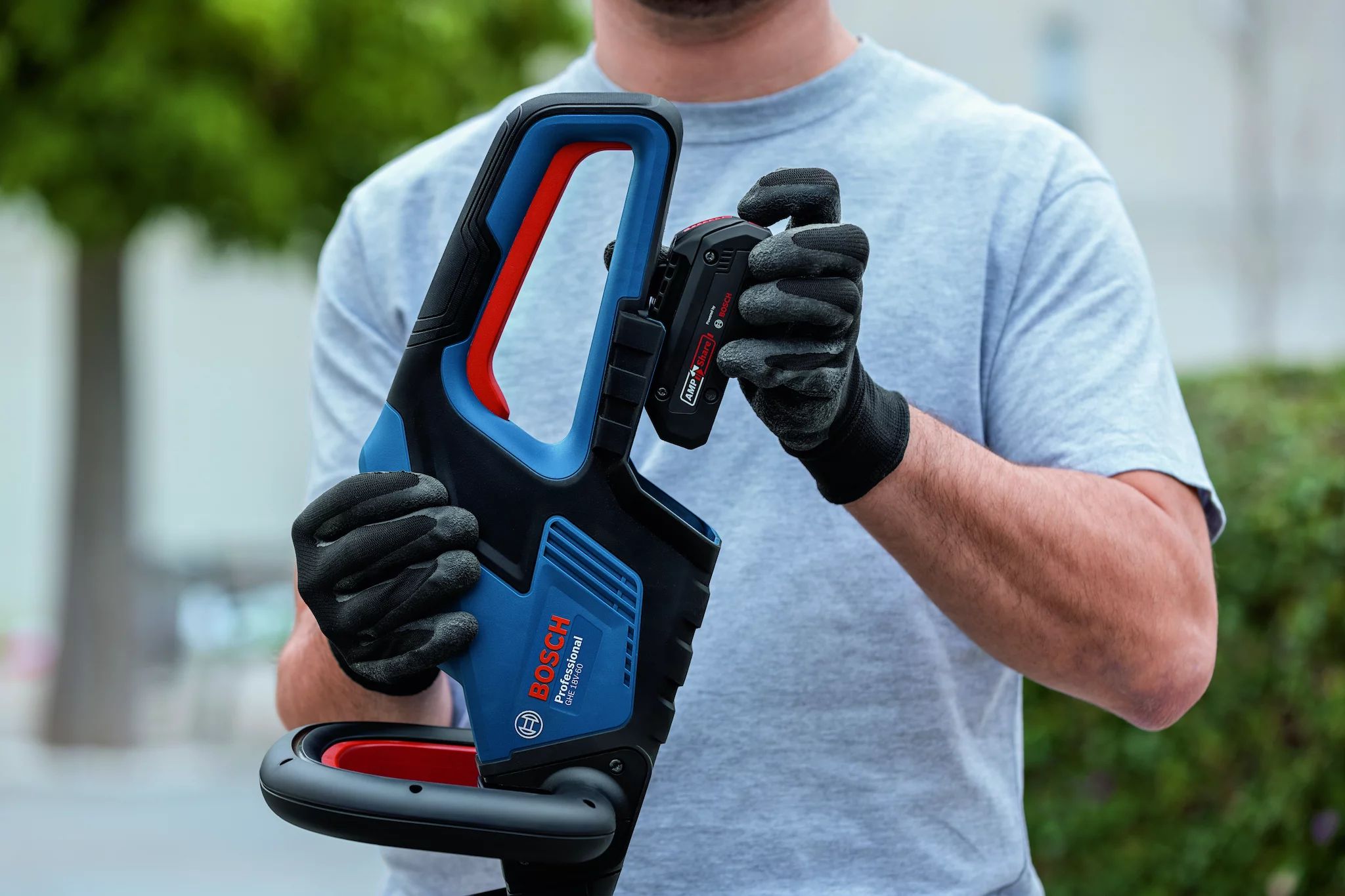 Bosch GHE 18V-60 Akku-Heckenschere Kit