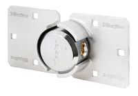 MasterLock 736EURD - Vorhängeschloss ohne Stahlbügel - Tastensperre - Gleichschließung - Zaun - Garage - Pforte - Werkstatt - Silber - Stahl
