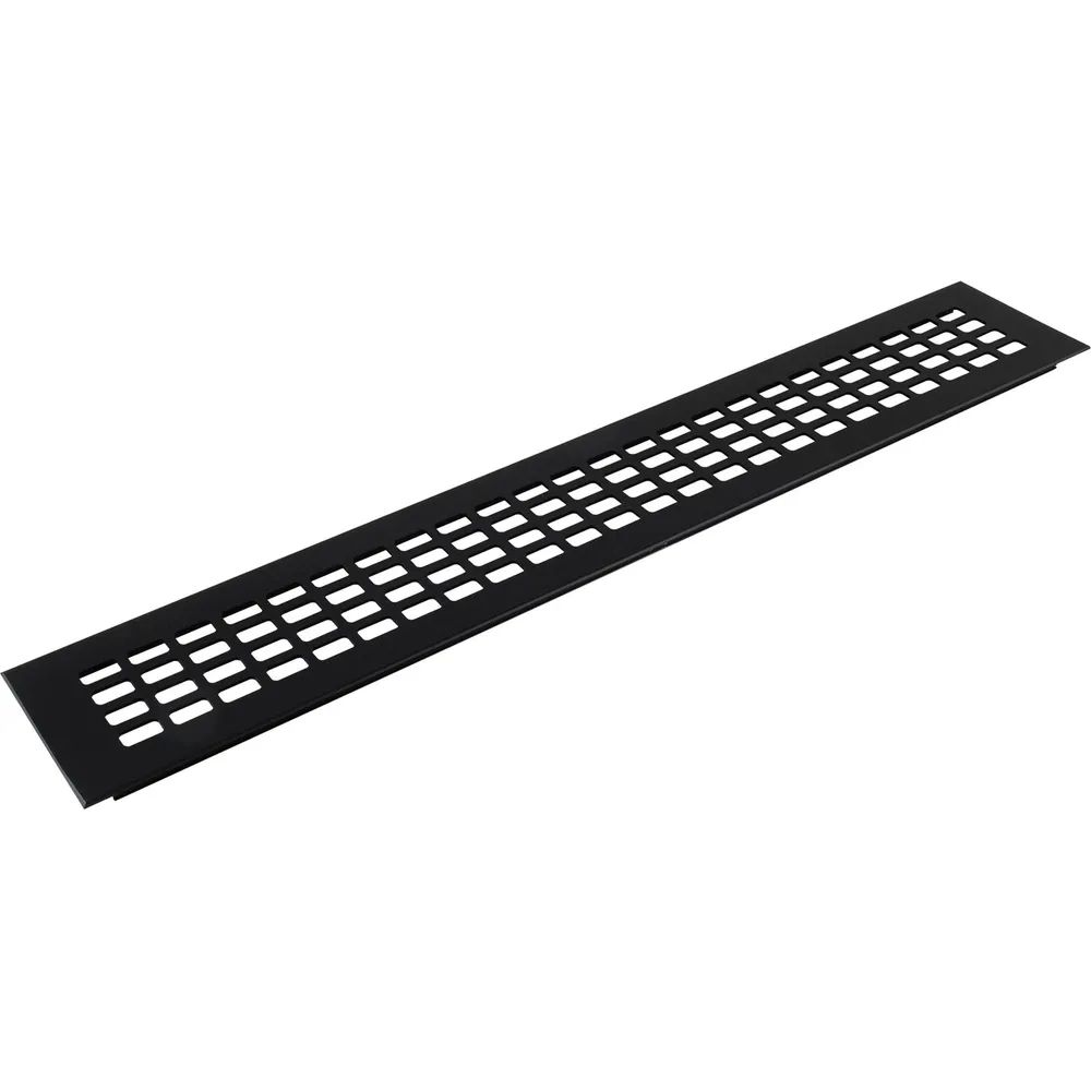 Schösswender Werke Gesellschaft m.b.H. Lüftungsgitter 500 x 80 mm Aluminium schwarz eloxiert
