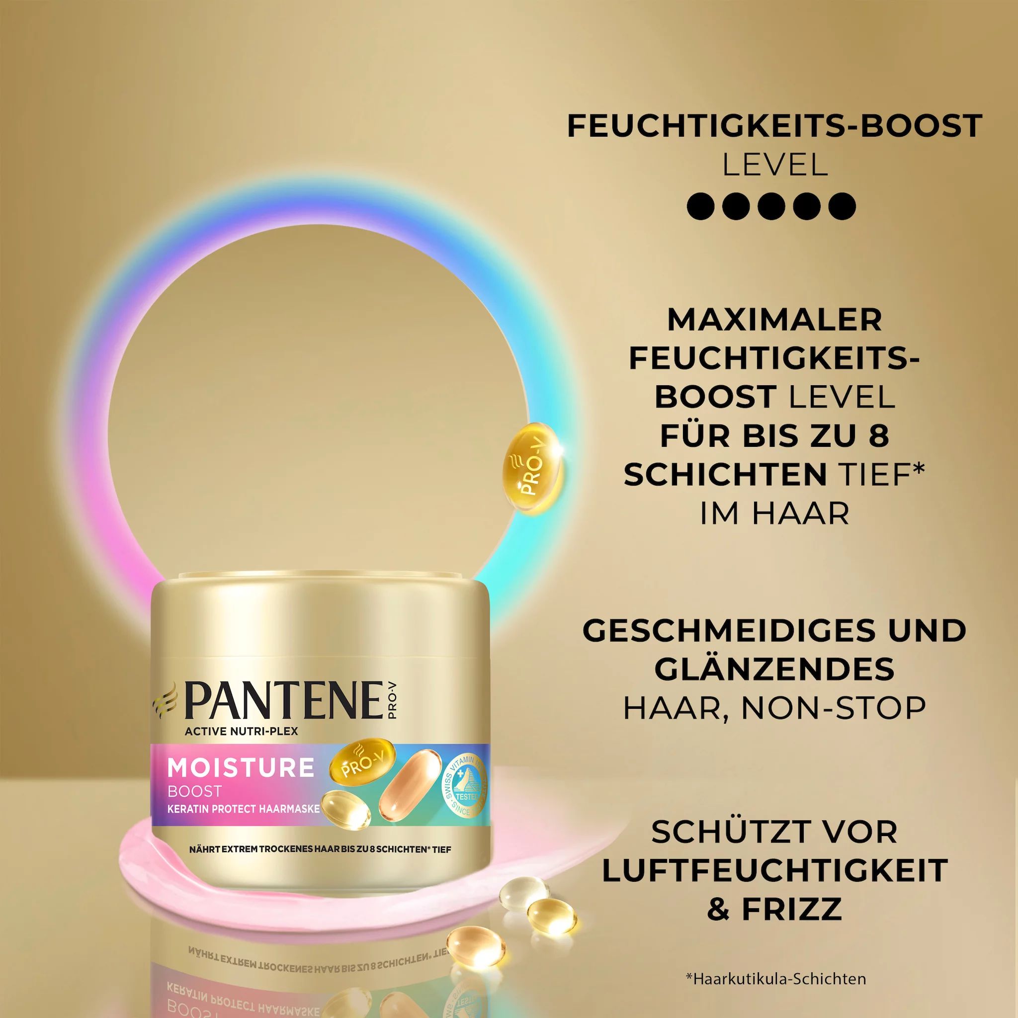 Pantene Pro-V Moisture Boost Keratin Protect Haarmaske