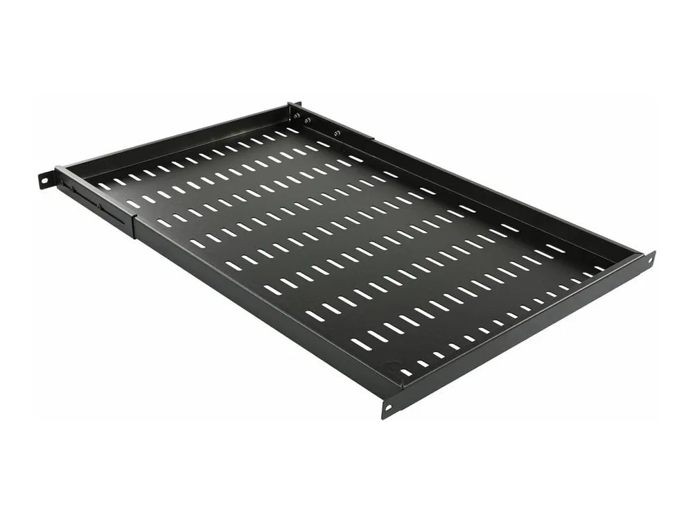 Lanview by Logon - Rack - Regal - d=670 mm, adjustable side arm - Schwarz, RAL 9005 - 1U - 48.3 cm (19")