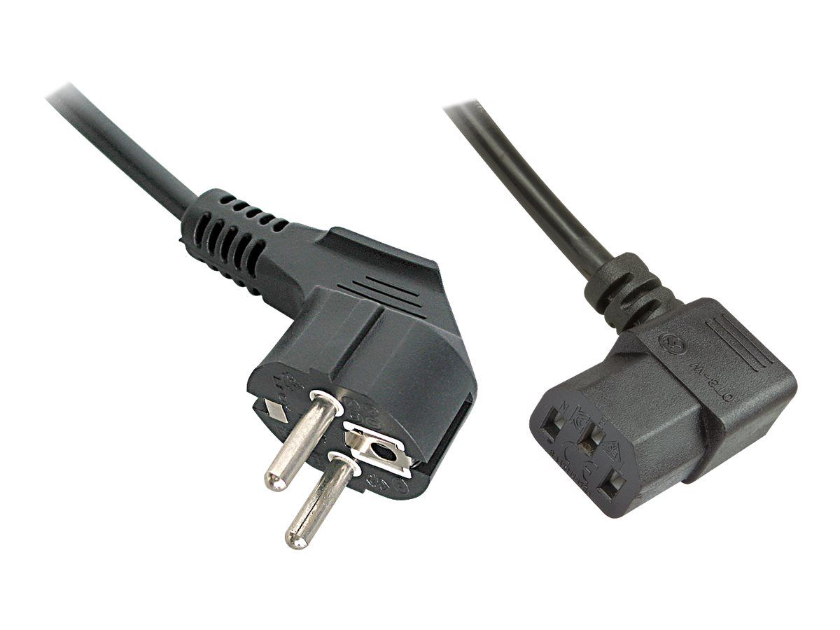 Lindy Stromkabel - CEE 7/7 (M) bis IEC 60320 C13 gewinkelt