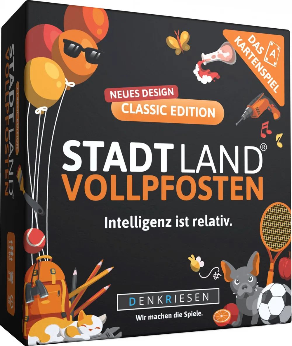 D & R Denkriesen GmbH STADT LAND VOLLPFOSTEN Kartenspiel Class