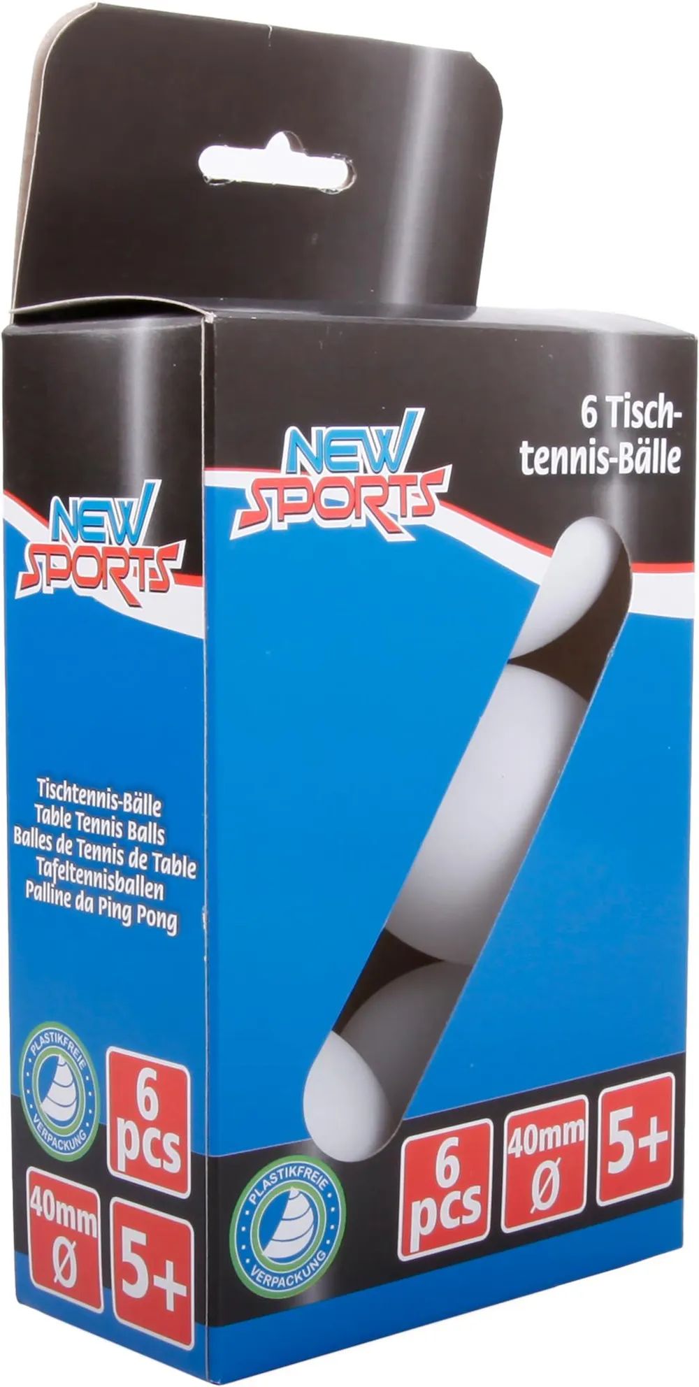VEDES Großhandel GmbH - Ware NSP Tischtennis Bälle, 6 Stück
