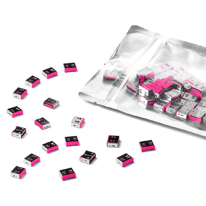 Smart Keeper Basic"USB-A Port" Blocker pink 100 Stk.