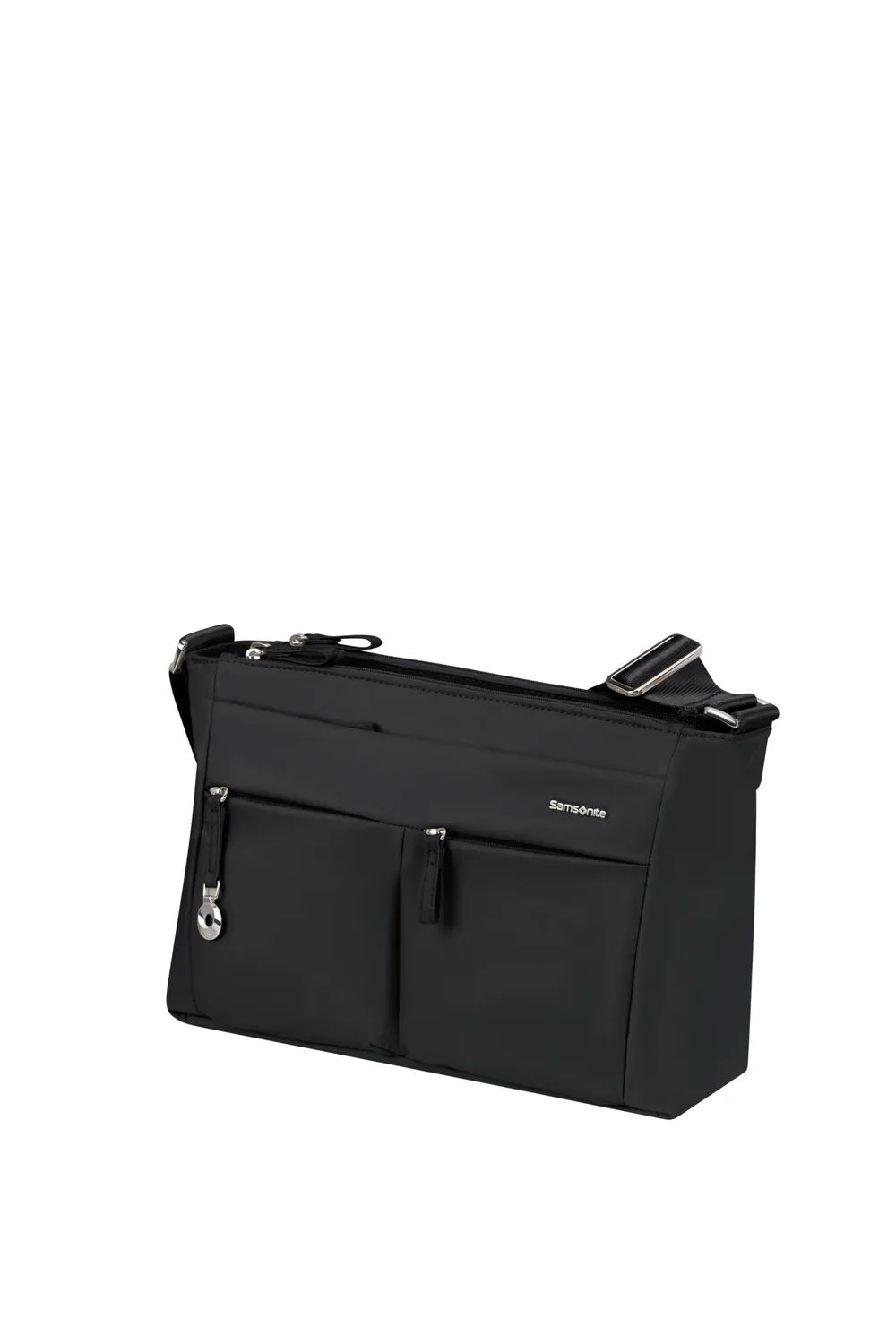 SAMSONITE MOVE 5.0 HORIZ. SHOULDER BAG+FLAP, BLACK