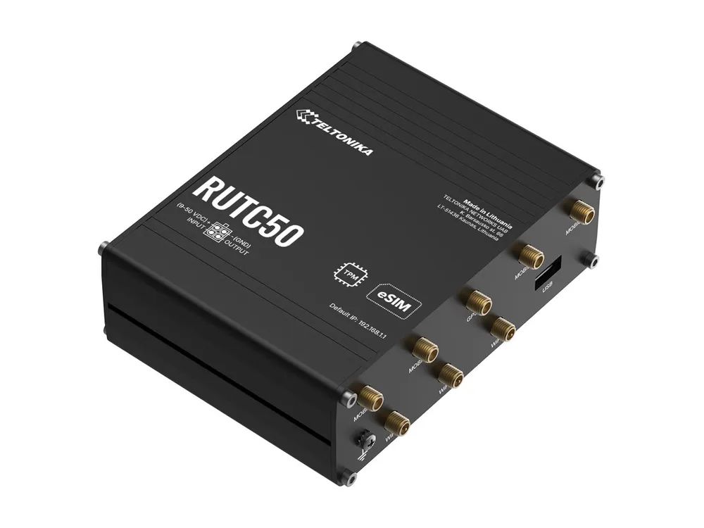 Teltonika RUTC50 - Wireless Router - WWAN 4-Port-Switch