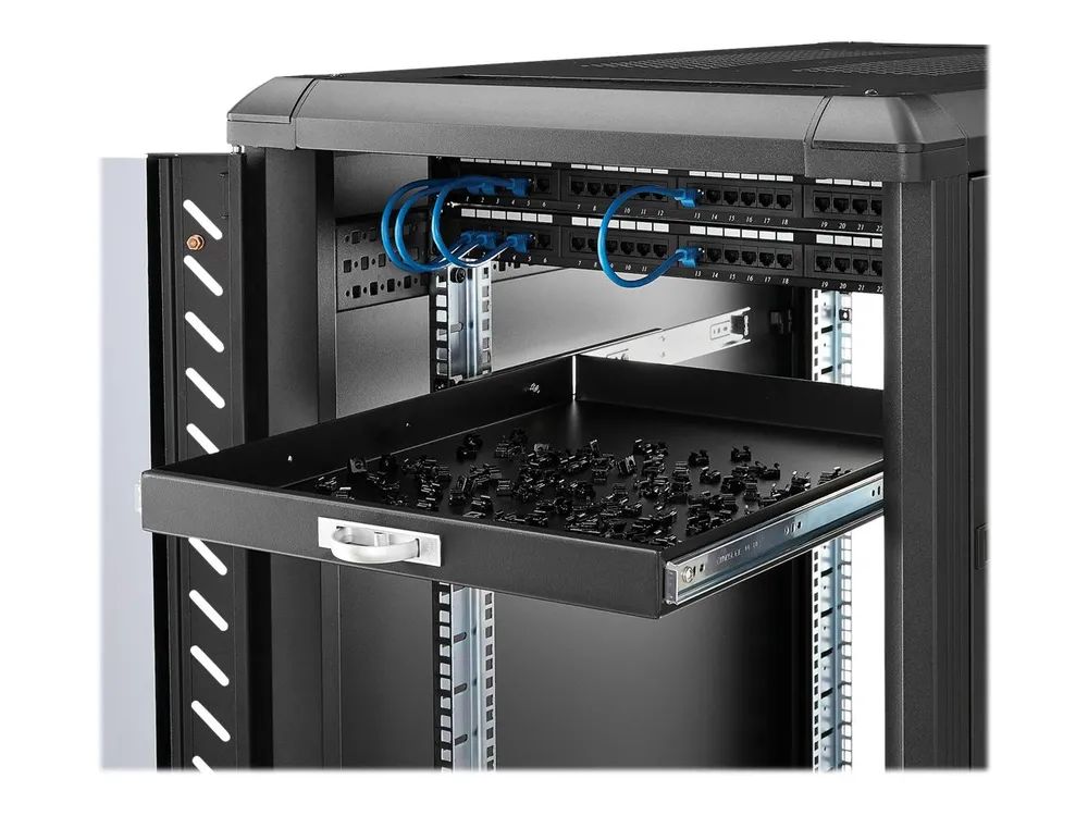 StarTech.com Ausziehbarer Fachboden für 19 Serverschrank