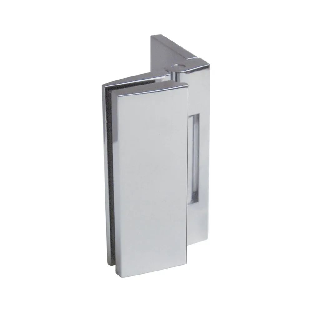 KL-megla Duschtürband Bella, 90° Glas-Wand, m. Langloch, nach innen, verchromt poliert
