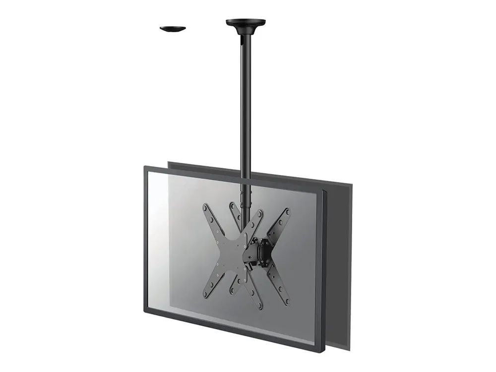 Neomounts Befestigungskit (Deckenmontage) - Voll beweglich - für 2 LCD-/Plasma-Konsolen - Schwarz - Bildschirmgröße: 81.28-190.5 cm (32"-75")