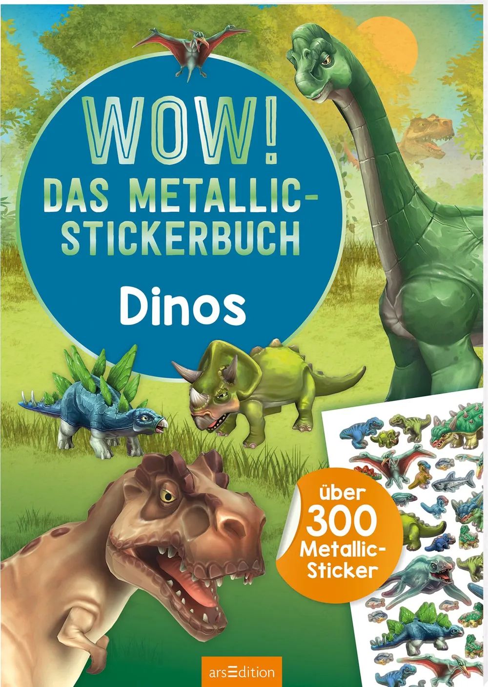Ars Edition GmbH Metallic-Sticker: Dinos