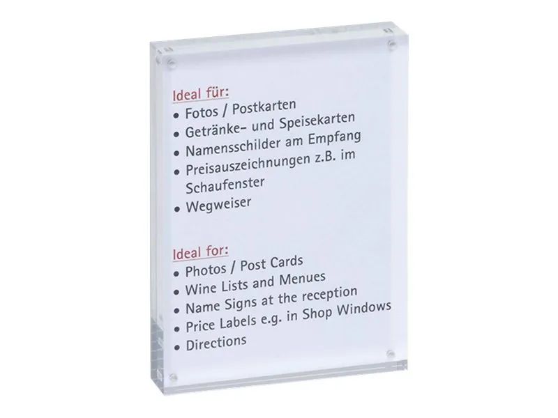 Jakob Maul GmbH MAUL - Fotorahmen - Acryl - rechteckig