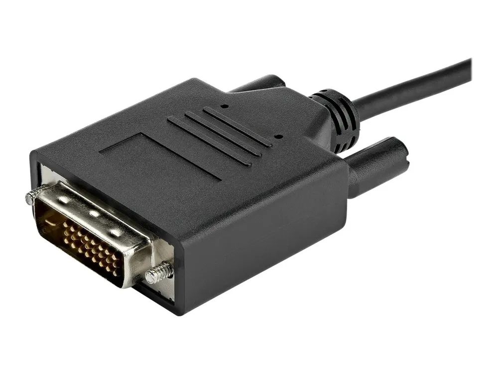 StarTech.com 3.3 ft / 1 m USB-C to DVI Cable - USB Type-C Video Adapter Cable - 1920 x 1200 - Black (CDP2DVIMM1MB)