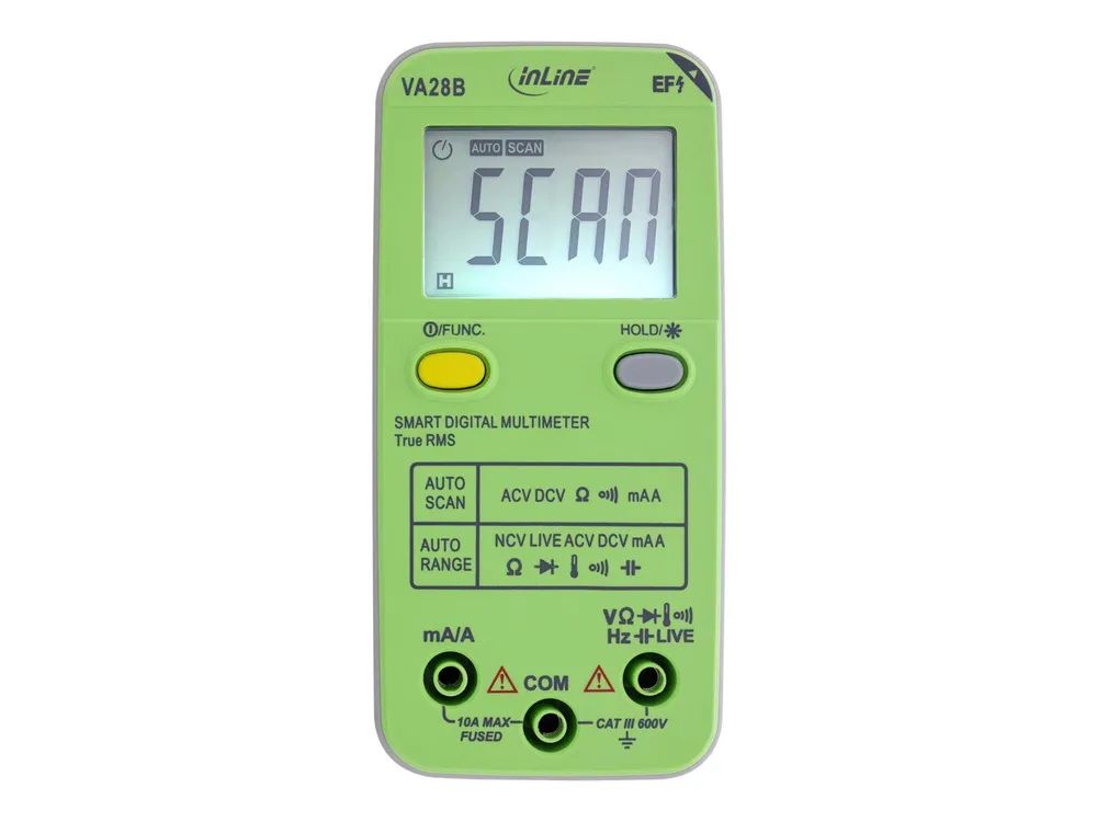 InLine Multimeter mit Auto-Range und Autoscan - Pocketformat