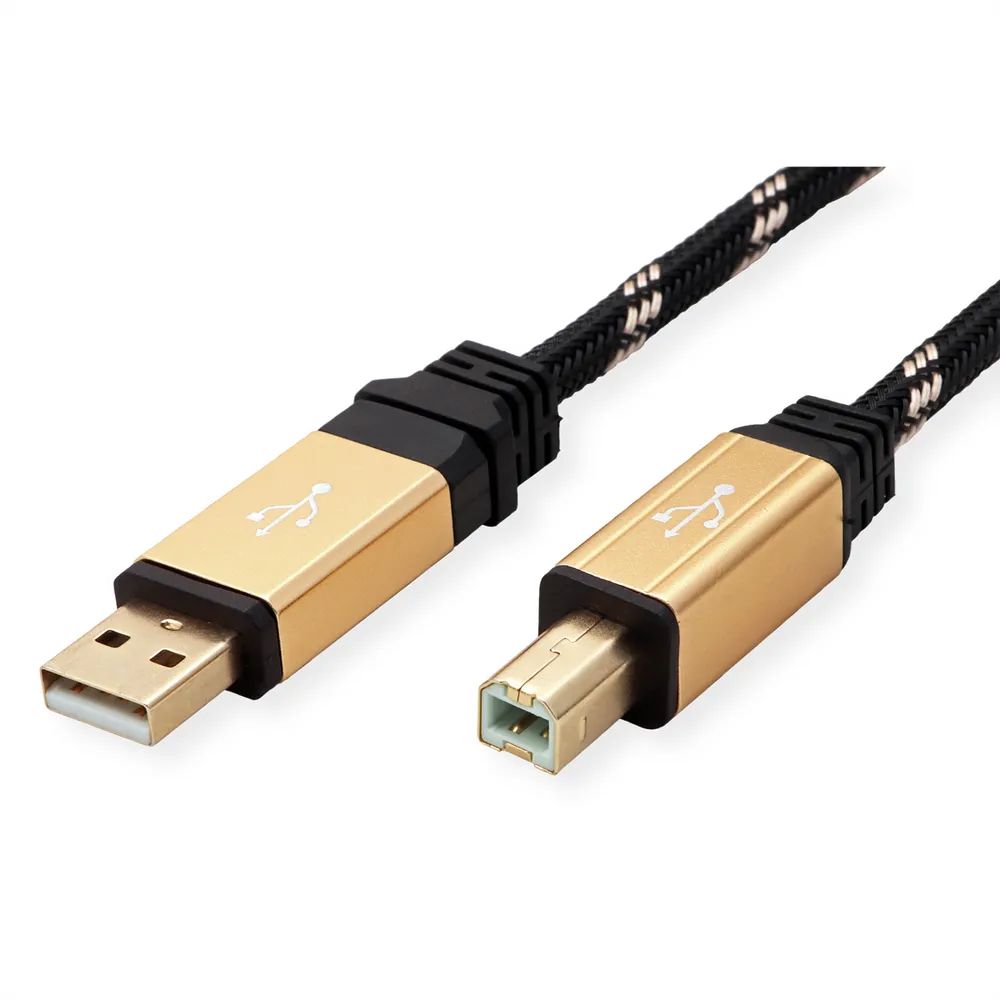 ROLINE GOLD USB 2.0 Kabel, Typ A-B, 4,5 m