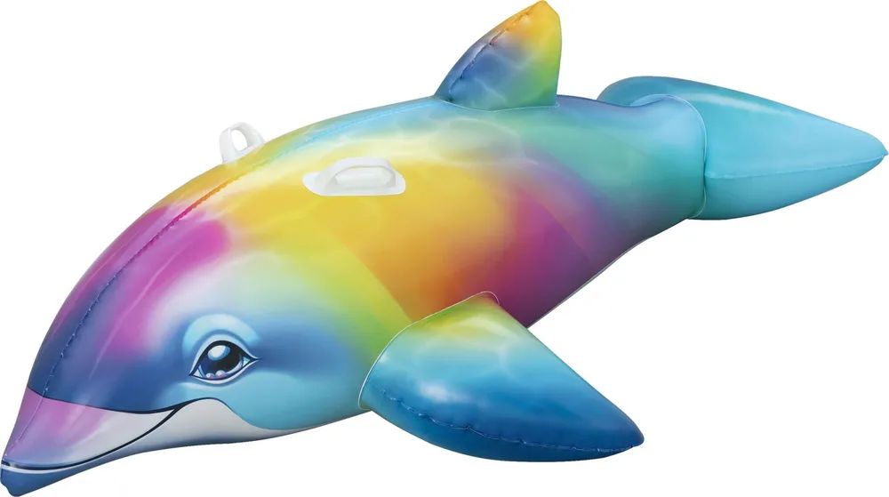 Bestway Schwimmtier Regenbogen Delfin, 173cm