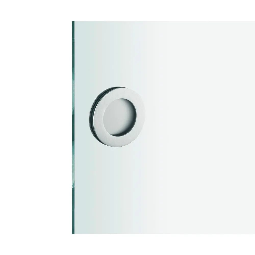 FSB Glastürmuscheln 4256 - rund, für Glasstärke 10 mm, rund, Ø75mm, offen, Edelstahl