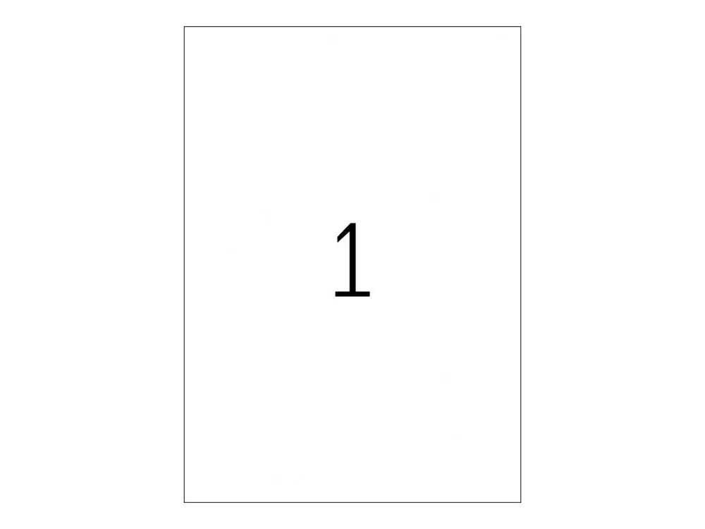 HERMA Special - Weiß - A4 (210 x 297 mm) 25 Etikett(en) permanent selbstklebende
