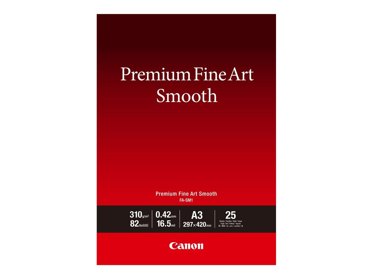 Canon Premium Fine Art Smooth FA-SM1 - Seidig - 16,5 mil - A3 (297 x 420 mm)