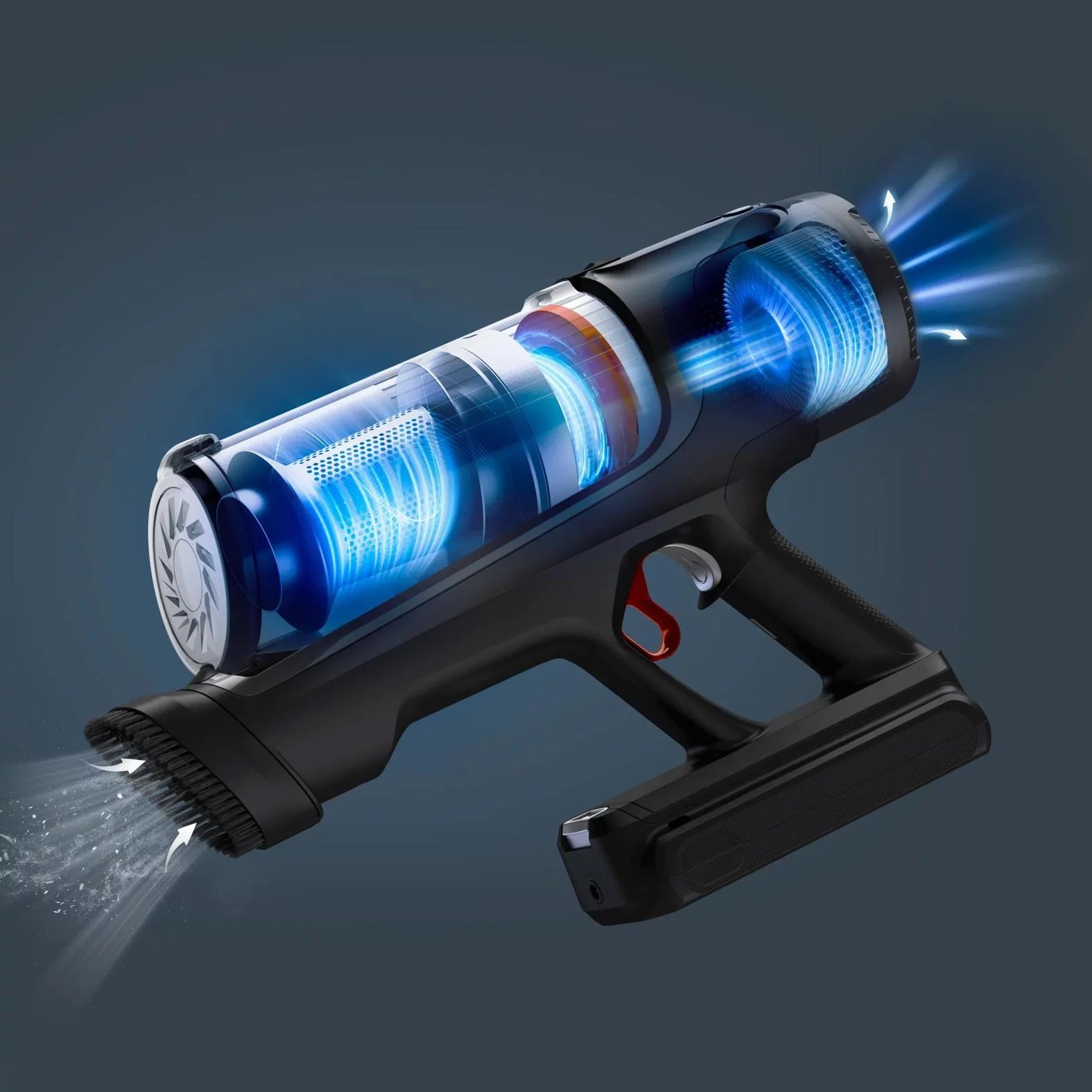 Rowenta RH9LC1 Akku-Staubsauger X-Force Flex 12.60 Neo Allergy Aqua, Deep-Cleaning Power