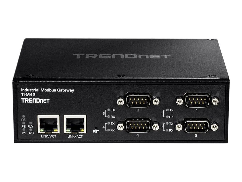 TRENDnet TI-M42 - Gateway - industriell - 4 Anschlüsse