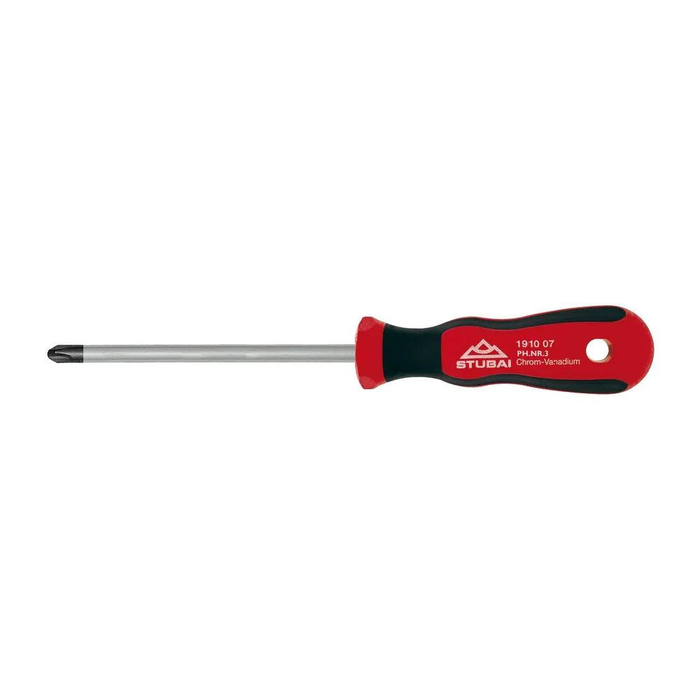 STUBAI Schraubendreher 2K-Griff PH 0/60 mm Phillips