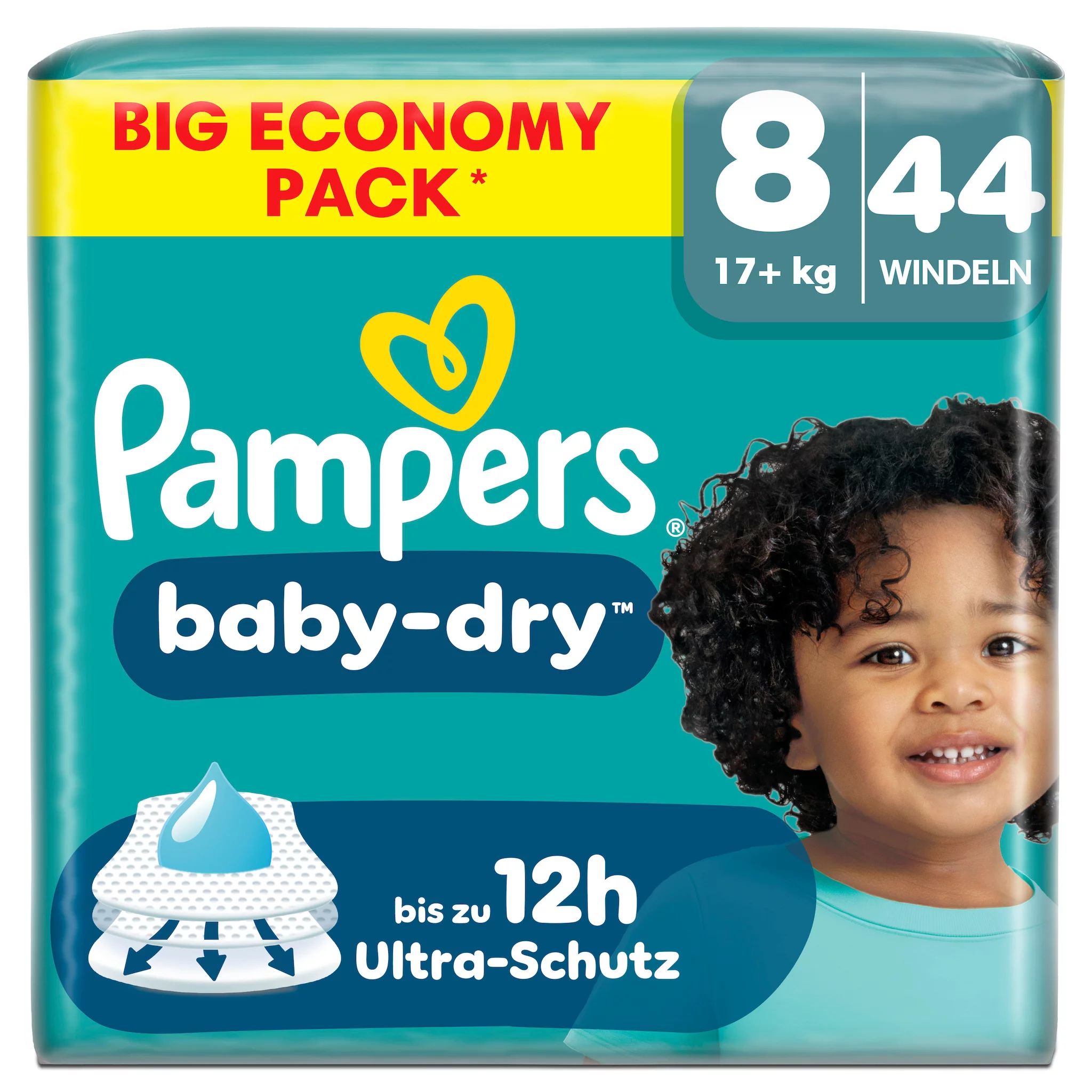Pampers Baby Dry Gr.8 Extra Large 17+kg Big 