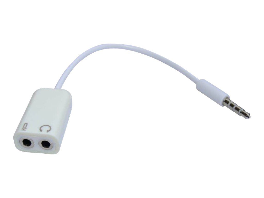 SANDBERG Headset Converter - Headsetadapter - 4-poliger Mini-Stecker männlich zu mini-phone stereo 3.5 mm weiblich