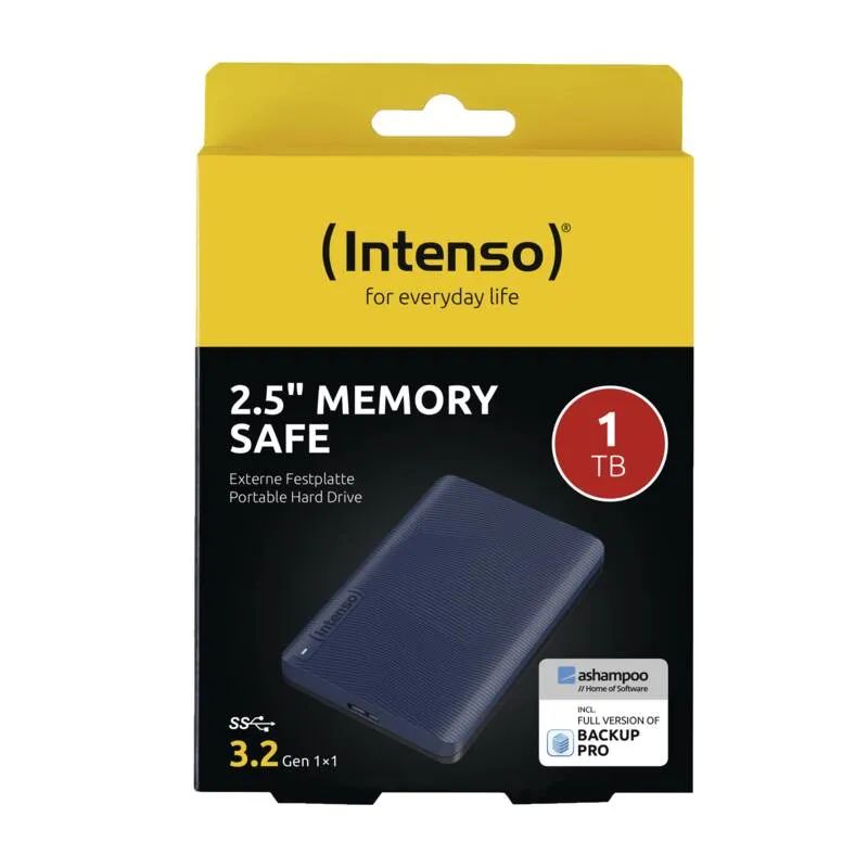 Intenso externe Festplatte 2,5‘‘ 1TB Memory Safe