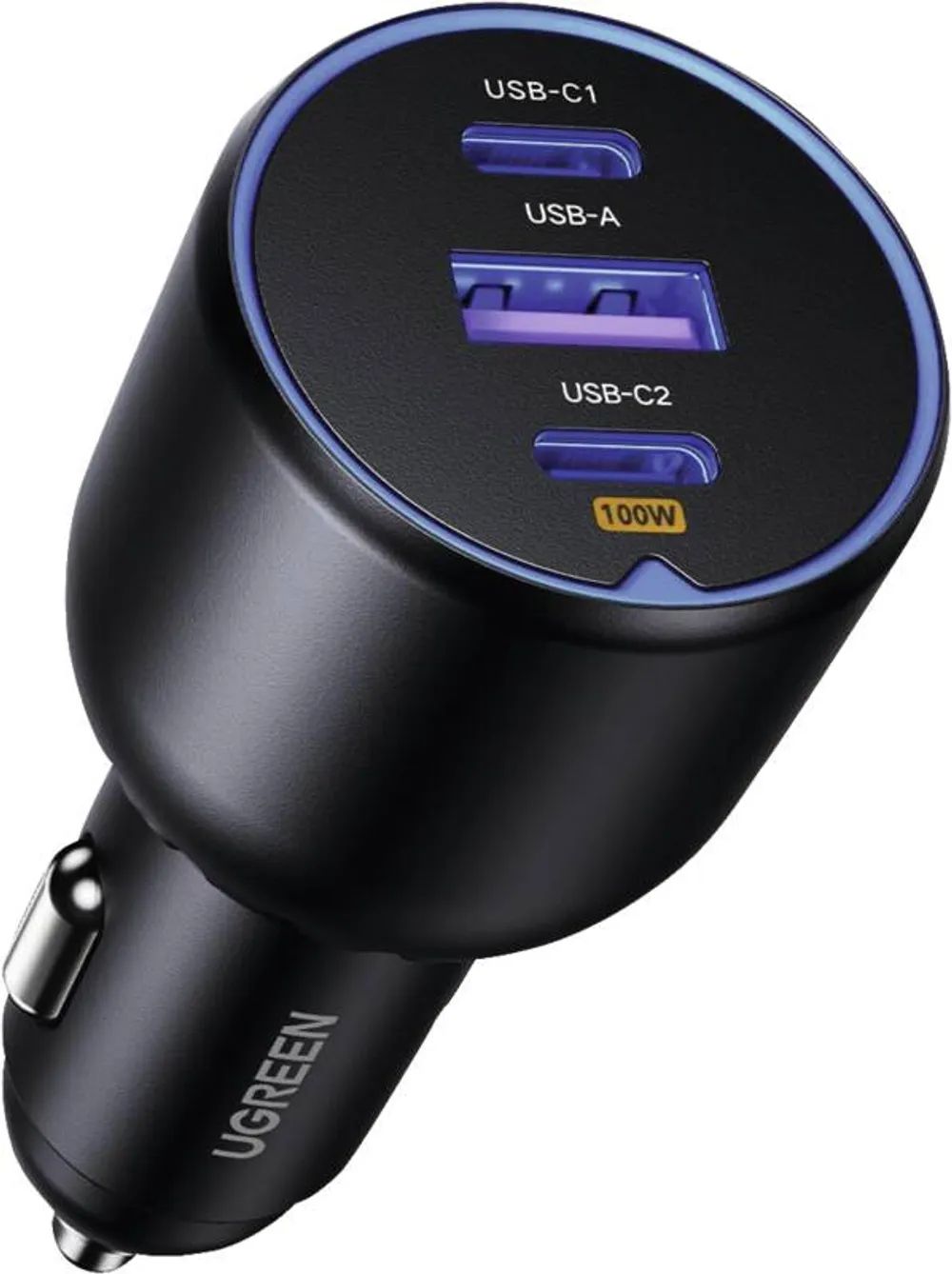 UGREEN 130W 3-Port Fast Car Charger EC705