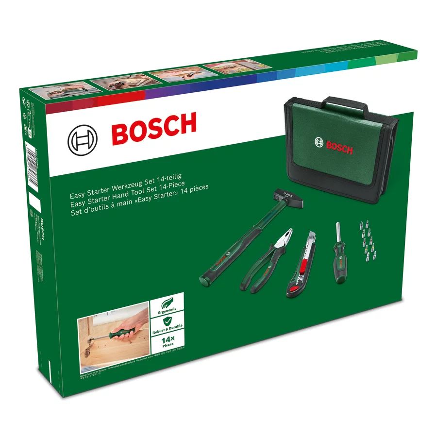 Bosch Easy Starter Werkzeug Set 14-teilig