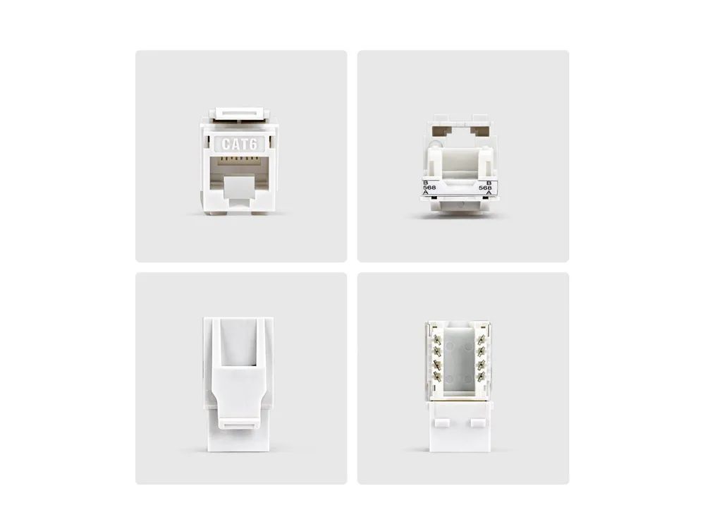 StarTech.com Cat6 Keystone Jack 24-Pack 90-Deg 110 - Netzwerk - CAT 6