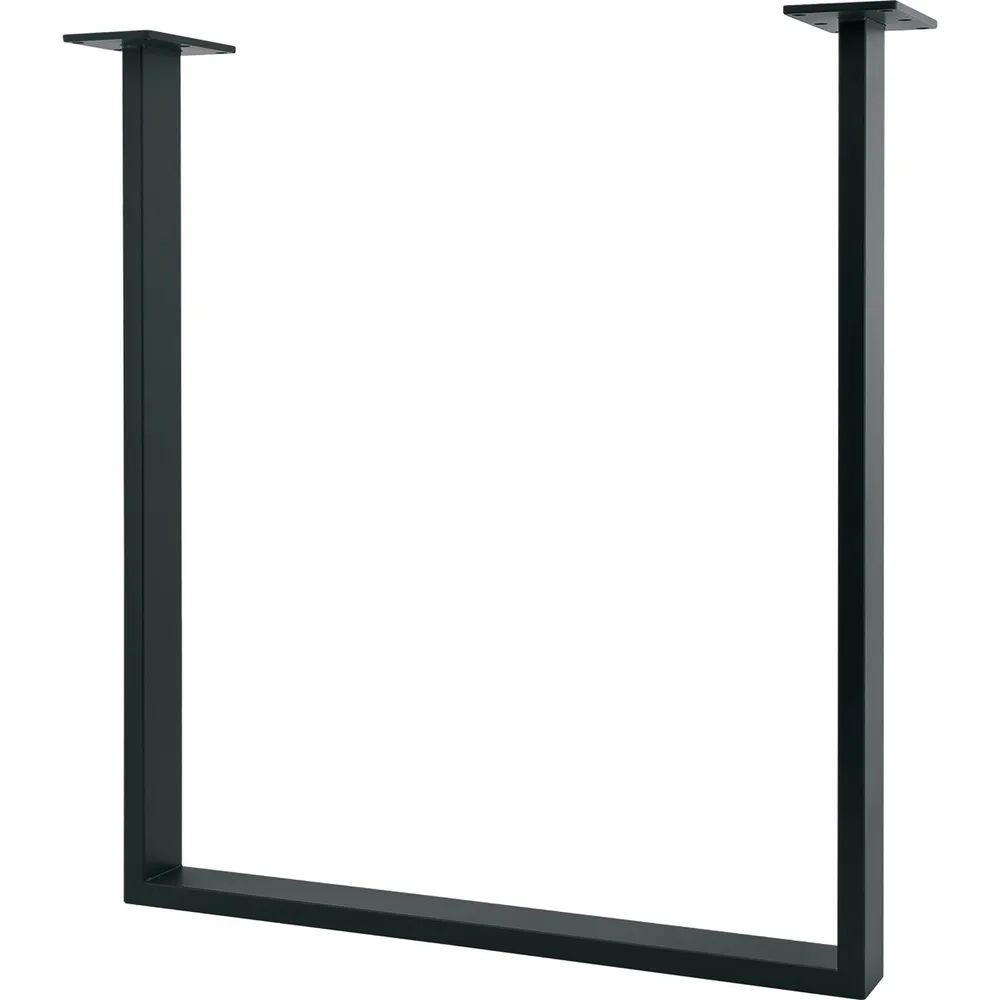 SIMAUSROM Tischkufe Regular Slim Stahl schwarz lackiert