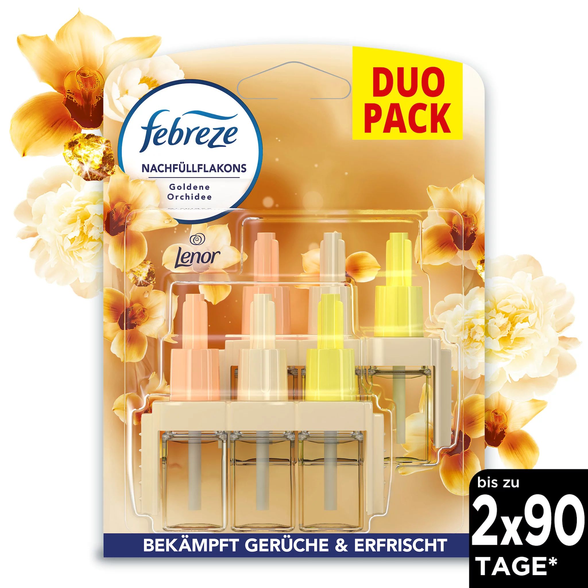 Febreze 3Volution Nachfüllflakon Lenor Goldene Orchidee Duo, 40ml