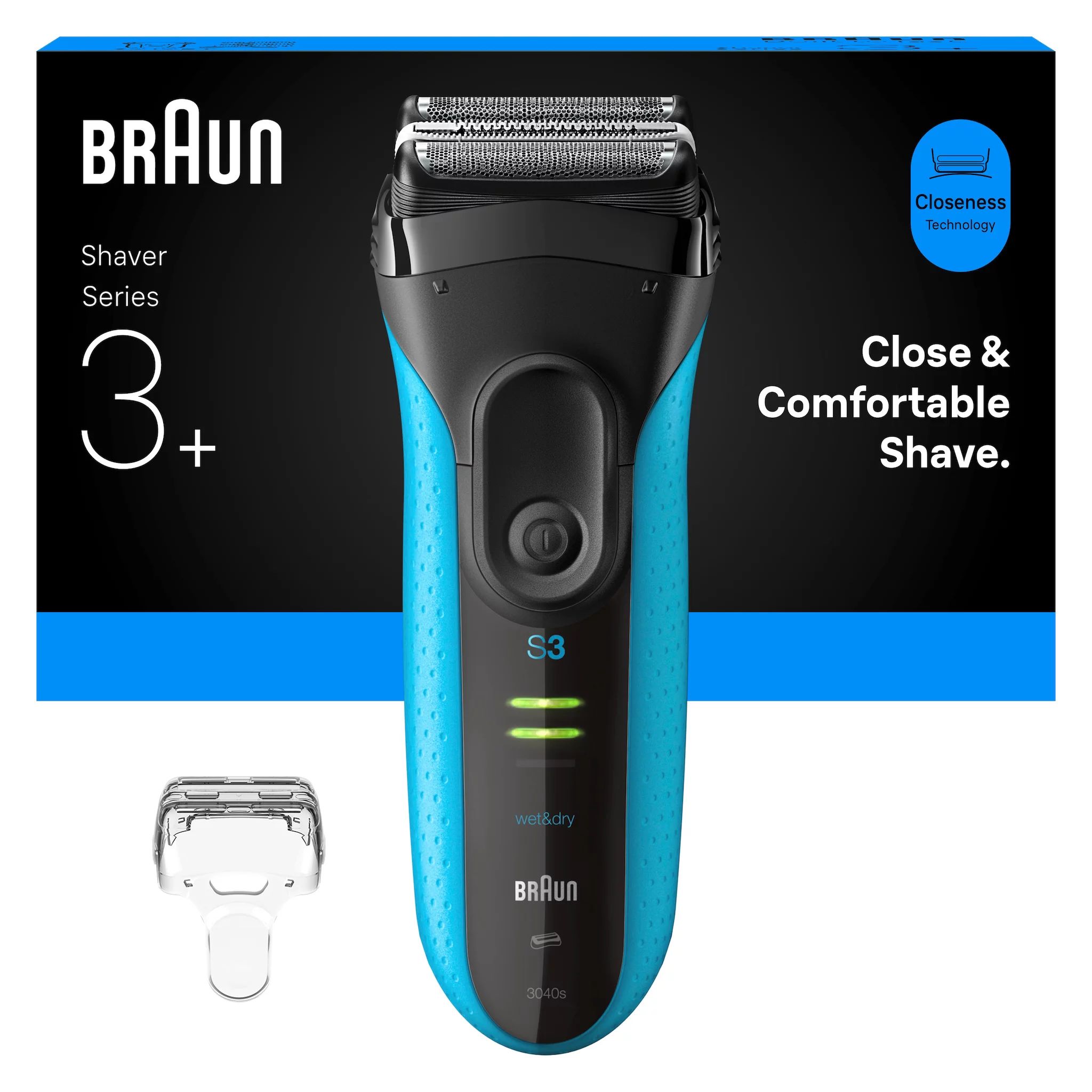 Braun Series 3 3040 Black/Blue