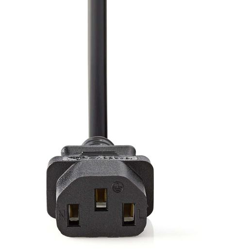 Nedis NETZKABEL KALTGE. WINKEL 2M / NEDIS CEBW10000BK20 SW CEBW10000BK20