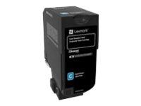 Lexmark Cyan - original - Tonerpatrone LCCP, LRP, Lexmark Corporate