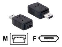 Delock USB-Adapter - Mini-USB, Typ B (M) zu Micro-USB Typ B (W)