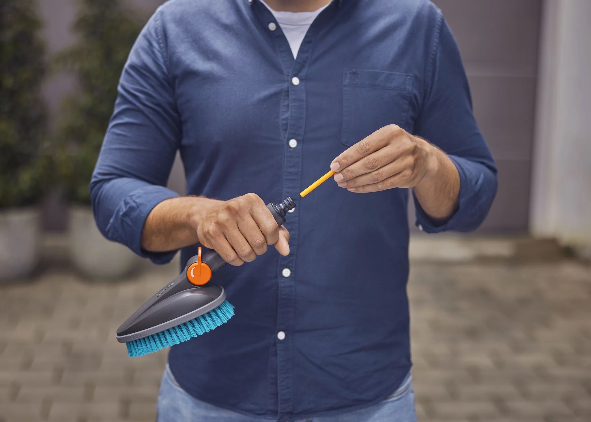 Gardena Cleansystem Handbürste M, hard