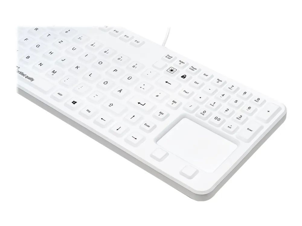 GETT CleanType Prime Touch+ TKG-109-GCQ-PR-TOUCH-KGEH-WHITE-IP68-MAG-BACKL-USB-CH