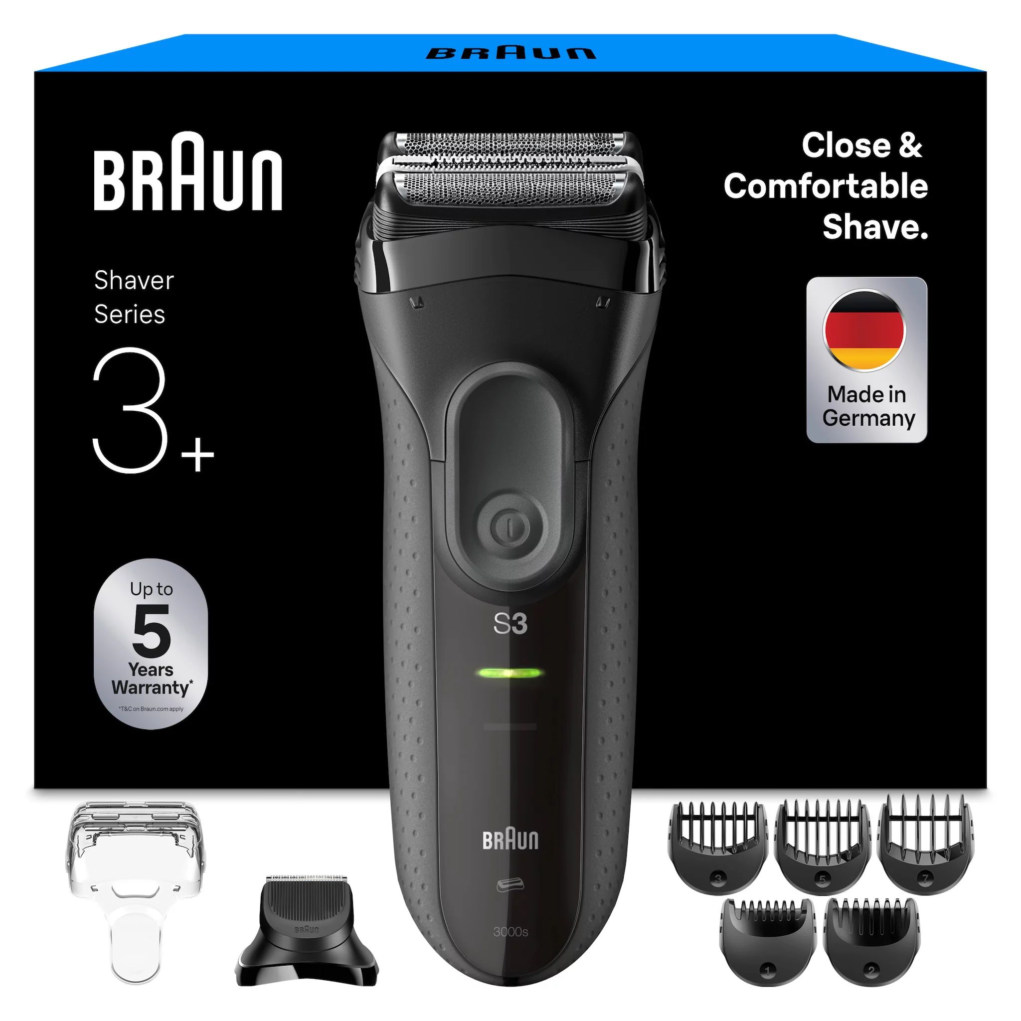 Braun Series 3 3000BT Black/Grey