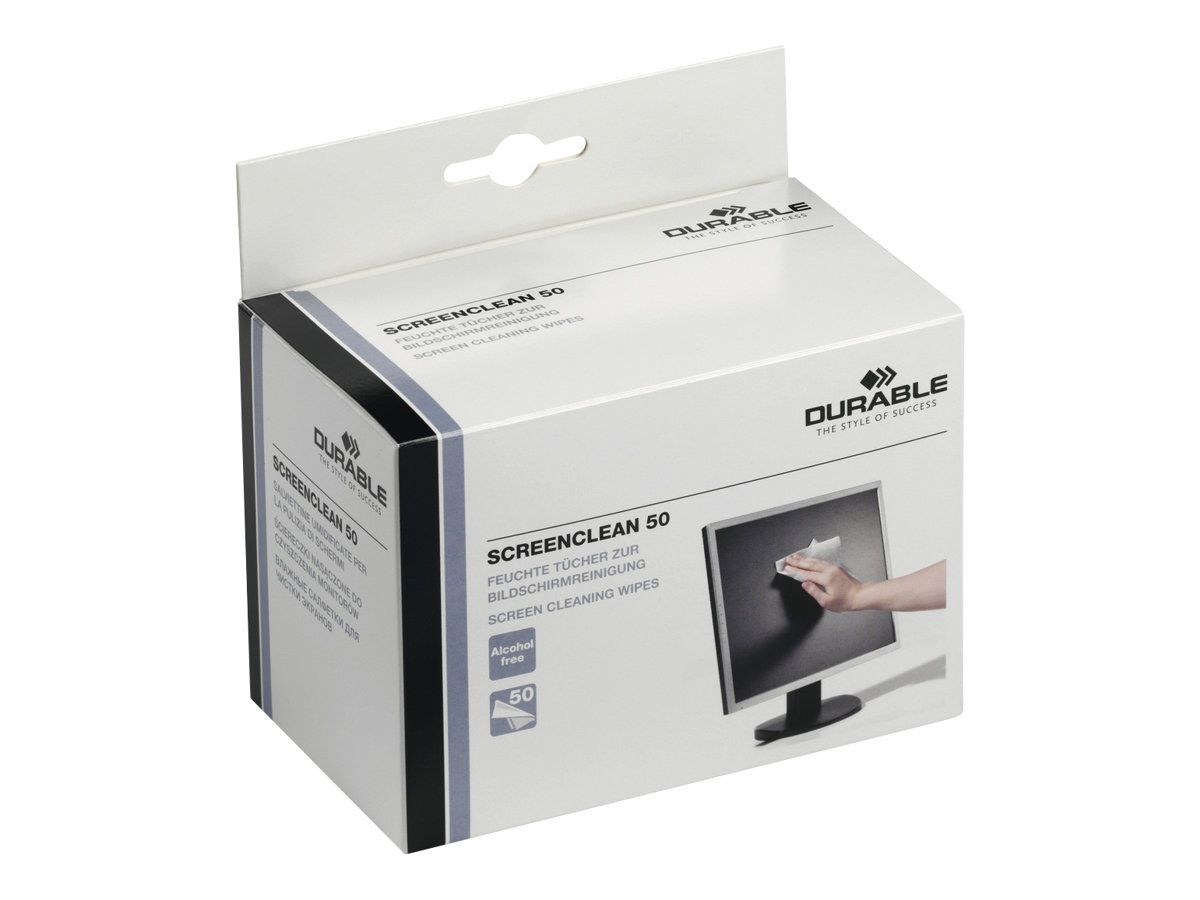 Durable Screenclean 50 - Reinigungstücher (Wipes)