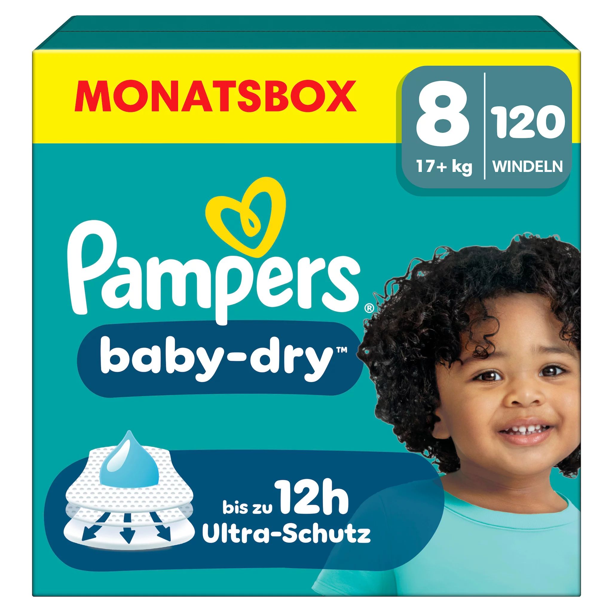 Pampers Baby Dry Gr. 8 Extra Large 17+kg 